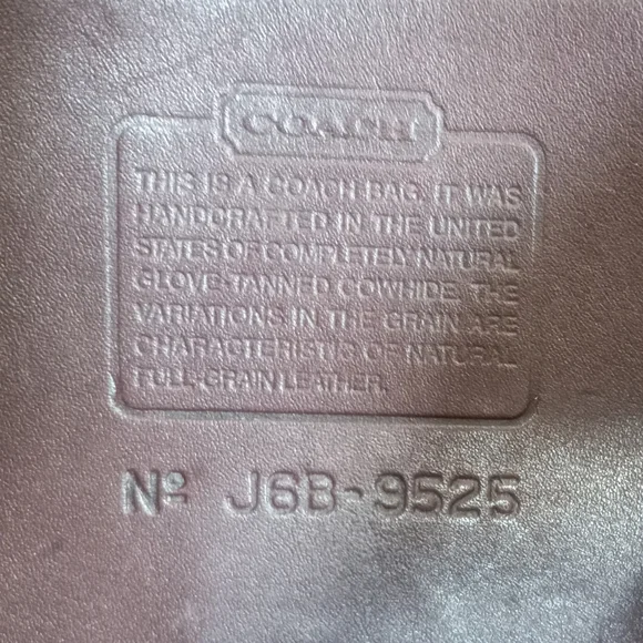 Coach Stewardess Bag #9525, 1996, Mahogany Brown - Picture 8 of 16